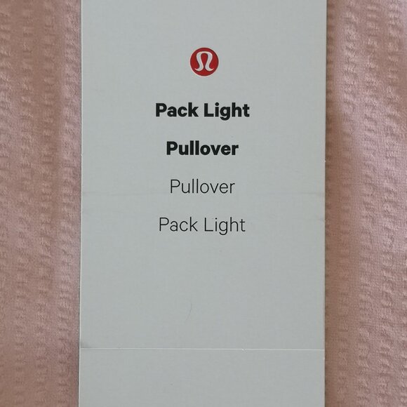 NWT LULULEMON PIMI Pink Half Zip Pack Light Pullover LS High Neck Top Size 4, 6 - Picture 10 of 11